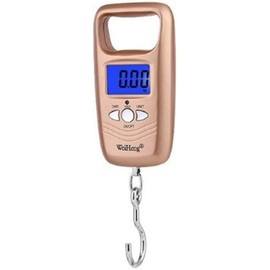 Luggage Weighing Scale Tool Baggage Scales Digital Weight Luggage Scale Travel Digital Portable Digital Hanging (Golden)