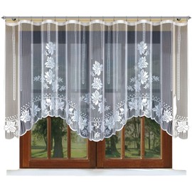 Home Dekorator Curtain - Living Room Curtains Made of Jacquard - Beautiful Sliding Curtains - Additional Decoration for Your Home - Curtain Without Pleated Tape (300 x 130 cm)