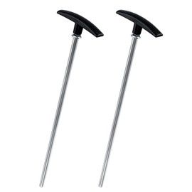 (2 Pack) RV Sewer Waste Valve Extension Rod 12",fits for Valterra,Camco Waste Valve,rv Black Water Tank Valve Rod,rv Dump Valve Handle Replacement,Compatible with RV Sewer Hose Kit