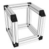 Befenybay 4PCS Black Corner Bracket Cube (20x20x20mm) for 6mm Slot