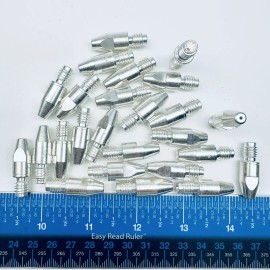 ABICOR BINZEL (25-PACK) ABICOR BINZEL CONTACT TIP M8/ .045"/30 147.1224.25 SILVER PLATED