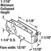 Prime-Line D 1552 1-1/4 pulgadas Rodamiento de bolas de acero,