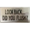 BUILDINGSIGNS.COM Restaurant Restroom Signs Set (Brush Aluminium, 3 Signs !!!)-REF24-102