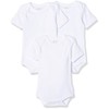 Schnizler Unisex Baby Bodysuit Short Sleeves Pack of 3 Plain