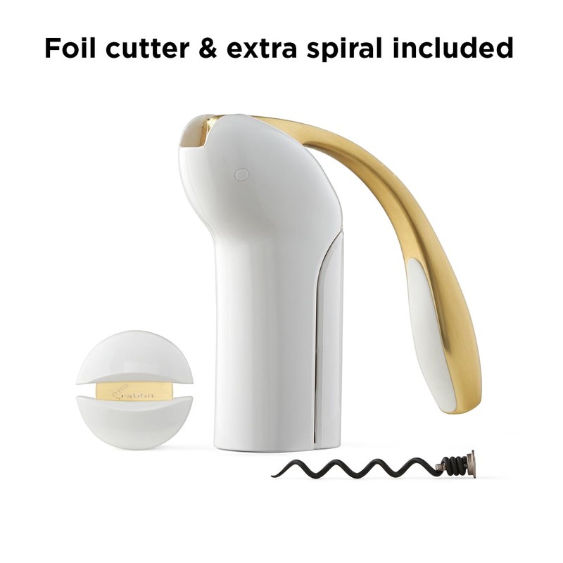 Rabbit Vertical Lever Corkscrew with Foil Cutter