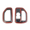 Carbon Fiber Dashboard Side Air Vent AC Outlet Cover Trim