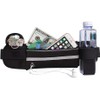 Running Belt Waist Pack with Water Bottle Holder, Adjustable Strap,