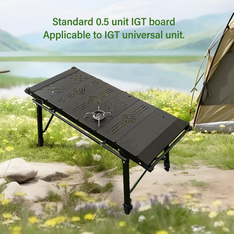 Camping IGT Table Board Lightweight Detachable Aluminum Alloy 0.5 Unit