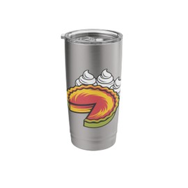 Pumpkin Pie Thanksgiving Day Funny Stainless Steel Insulated Tumbler