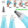 BDSHUNBF 36-piece piping bag set, reusable piping bag large with
