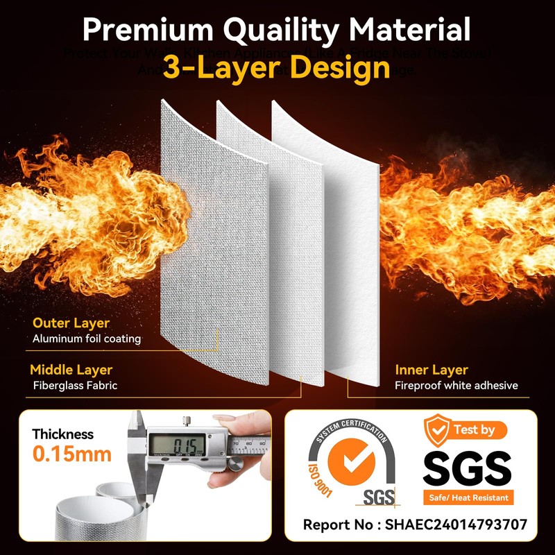 IGNISGUARD 12"x24" Heat Shield Mat (Rolled - No Creases) -
