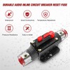 Nilight 30A Inline Circuit Breaker Resettable 12-24V DC Manual Reset