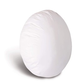 Plankroad Home Décor 12Dx3 Hypoallergenic Fluffy Faux Down Poly Round Pillow Insert, 100% Cambric Cotton Shell, Never Vacuum-Packed,Made in USA