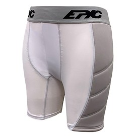 Epic Boy's Compression Sliding Short White M