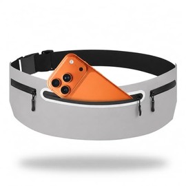 Cinturón de correr para hombres y mujeres, cinturón de correr con bolsillos, cinturón seguro para corredores, riñonera ajustable, paquete de cintura p