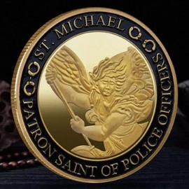 Challenge Coin: Law Enforcement Police #7 St. Michael Police Prayer