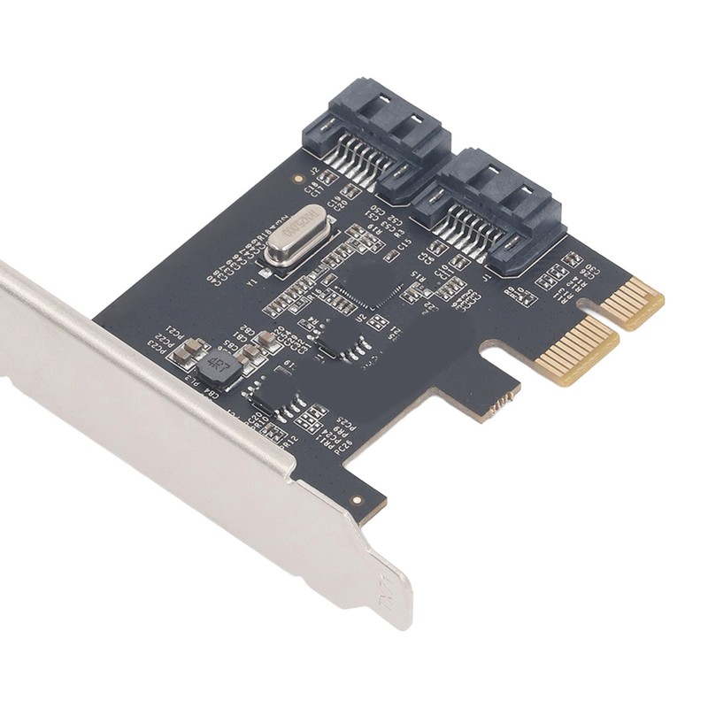 PCI E to SATA Adapter Card 2 Port 6Gbps PCIE3.1x1