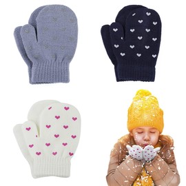 Baby Gloves Newborn Winter Mittens Baby Thickened Padded for Babies and Toddlers 6-18 Months