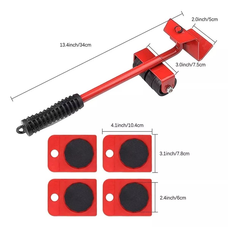 Lecute Elevador De Muebles Con Ruedas Herramientas De Movimiento
