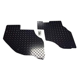 2012 thru 2018 CAN AM COMMANDER Diamond Plate Aluminum Floor board Set BLACK