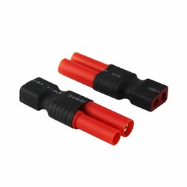 OliYin 3pcs Male HXT 4.0 mm to Female Deans Wireless Connector Adapter 4.0mm 4mm 4 Bullet for FPV RC Lipo Battery(Pack of 3)
