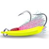 Dr.Fish 5 Pack Pompano Jigs with Teaser Hooks, Surf Fishing