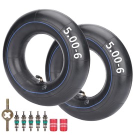 JIAYAN Set of 2 13x5.00-6 Inner Tube with TR87 Angled Valve Stem Replacement for Razor Go Kart Dirt Bike ATV Lawn Mower Wagons