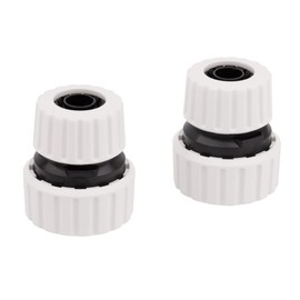 Mivos 2 x Hose Coupling 1/2 Inch to 3/4 Inch – Hose Reducer – Made from 90% Recycled Plastic – Connector 1/2 Inch (13 mm) by 3/4 Inch (19 mm) – Made in the EU