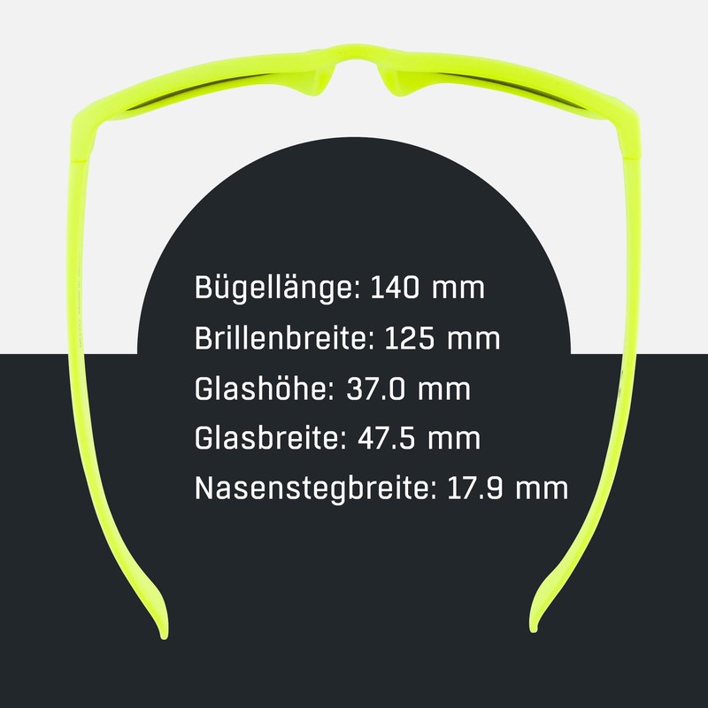 ALPINA Mitzo Mirrored and Shatterproof Sunglasses with 100% UV Protection