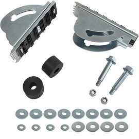 2-Pack Shoe kit for Extension Ladders,Ladder Anti-Skid feet,Extension Ladder Parts,Replacement Feet for Aluminum Ladders (03)