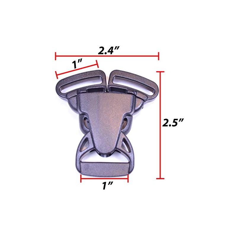 Split Release Buckle - Great For Webbing and Paracord Sling