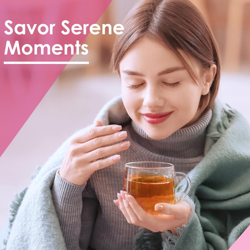 UBEEKOO Hormone Balance Tea for Women, Organic Herbal Tea with