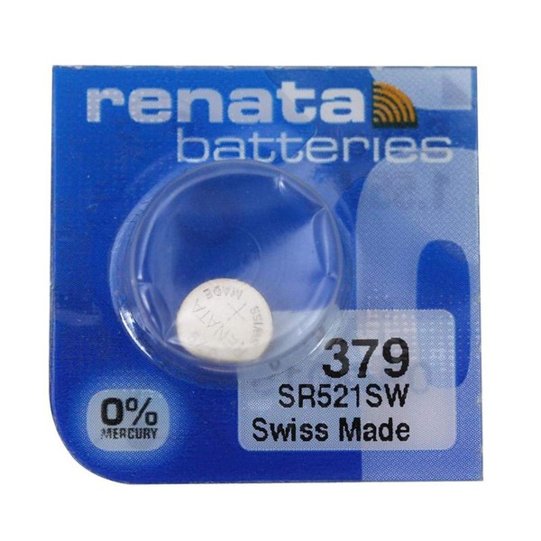 Renata Silver Oxide Watch Battery For 379 Button Cell