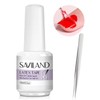 Saviland Látex líquido para uñas, 15 ml, barrera de esmalte