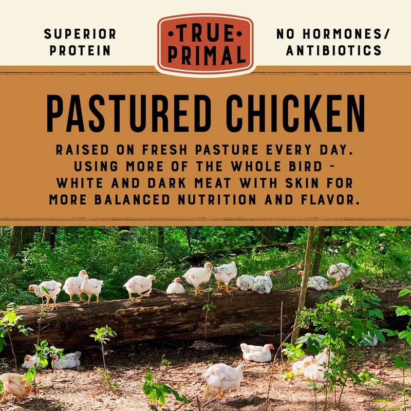 True Primal Roasted/Tuscan Chicken Variety 8-pack, Ready to eat, Gluten