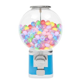 YIPONYT Big Bubble Gumball Machine-Easy Twist-Off Refill - Free or Coin Operated - by The Candery-1.26inch Ball or Candy (Sky Blue)