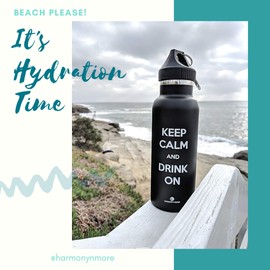 Best Sports Water Bottle - Insulated Stainless Steel, BPA Free, Sweat Free, Vacuum Sealed Double Wall Keeps Drinks Cold Or Hot For 12+ Hours (17 Oz)