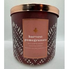 Harvest Pomegranate 3 Wick Candle 14.5 Ounce
