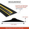 10Ft/3M Garage Threshold Seal Strip. Weatherproof EPDM Rubber Strip Replacement