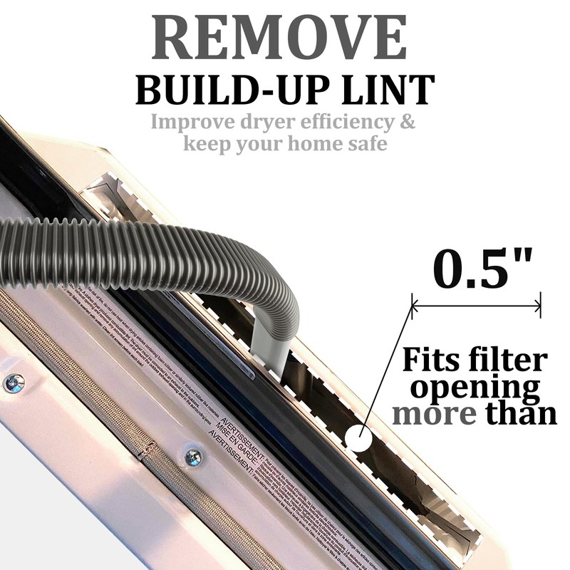 Fullclean Dryer Vent Cleaner Hose Vacuum Attachments for Dyson Gen5