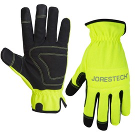 JORESTECH High Vis Safety Touch Screen Technology Multipurpose Work Gloves (Extra Large)