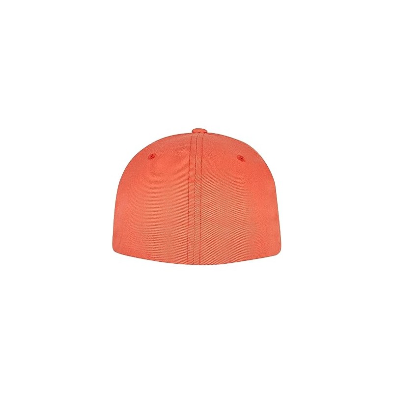 Flexfit Unisex Wooly Combed Baseball Cap, orange