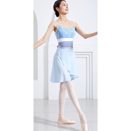 Gincci Wrap Skirt, Ballet Skirt, Adult Leotard, Ballet Skirt, Wrap Skirt, Chiffon, For Dance, Adults, Children, Lesson Wear, Ballet Supplies, Body Cover, Beautiful Lines, Beautiful Butt, Mid Length -