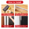 HSTECH Transparent Window Weather Sealing Tape, 2IN x 66FT, Clear