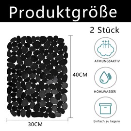 ClcIosis Pack of 2 sink inserts, sink mat, sink mat for sink, drainage, prevents waterlogging for dishes, glassware, vegetables