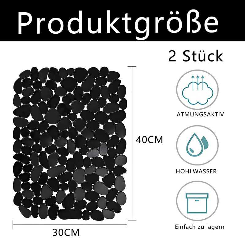 ClcIosis Pack of 2 sink inserts, sink mat, sink mat
