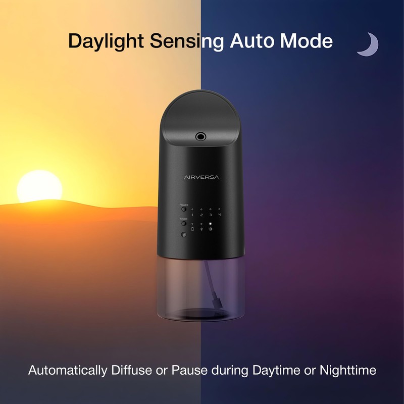 Airversa Smart Waterless Diffuser Plug in Wall for Essential Oils,