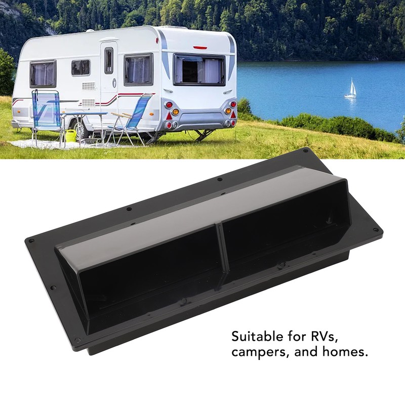 Exhaust Ventilation Cover ABS Automatic Wind Proof Damper Lockable Range