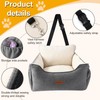 Clawamilly Dog Car Seat for Small Dogs, Fully Detachable Washable