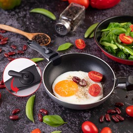 Lixada Anti-scald Pan Handle, Removable Handle, Pan Handle Removable for Hot Dishes, Clamping Tool